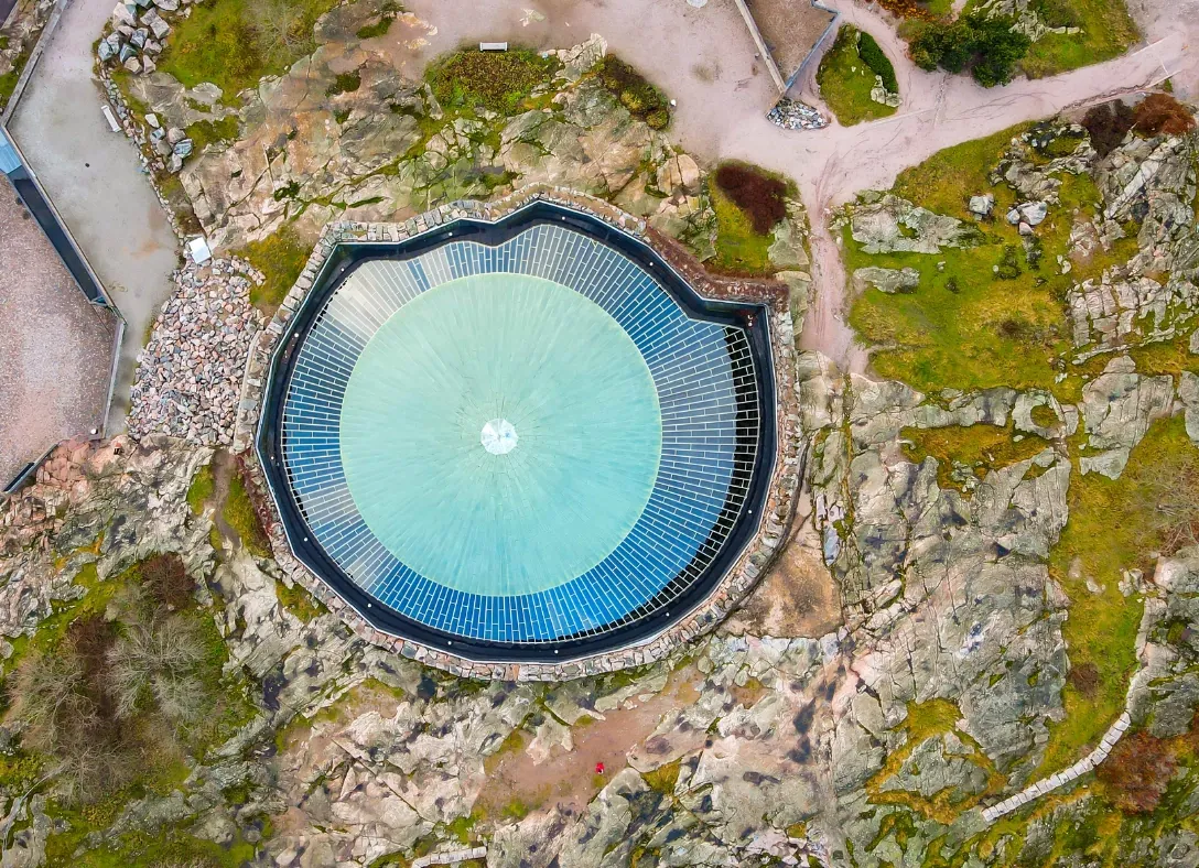 Temppeliaukio Church by Timo and Tuomo Suomalainen in Helsinki, Finland