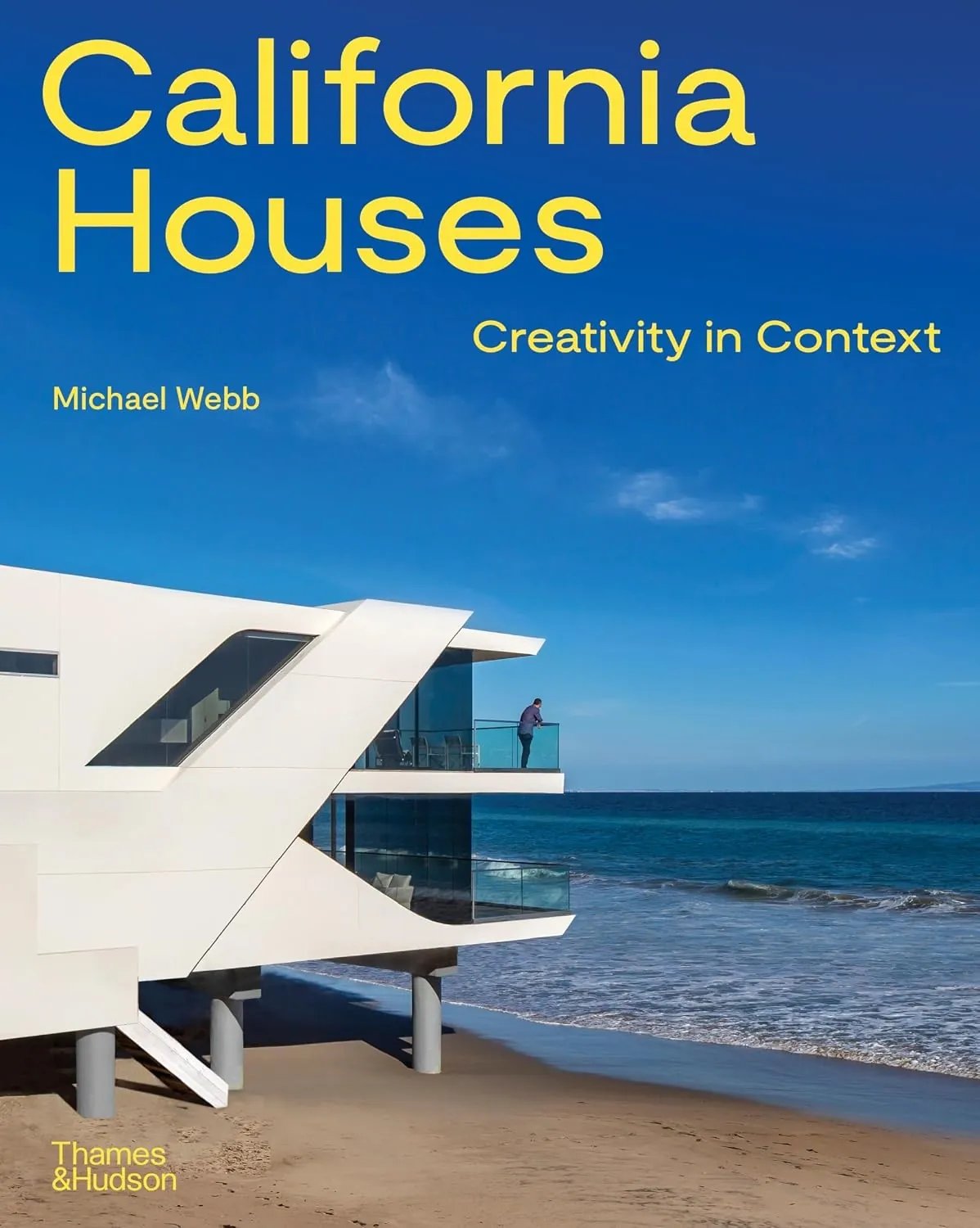 California Houses with an oceanfront home pictured; click the links below for book layouts, graphics, and more about the interior designers