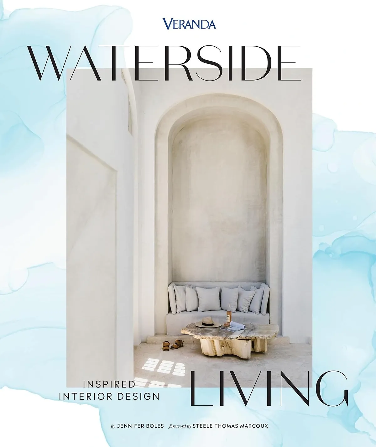 Veranda Waterside Living book; written by Jennifer Boles and editor Veranda