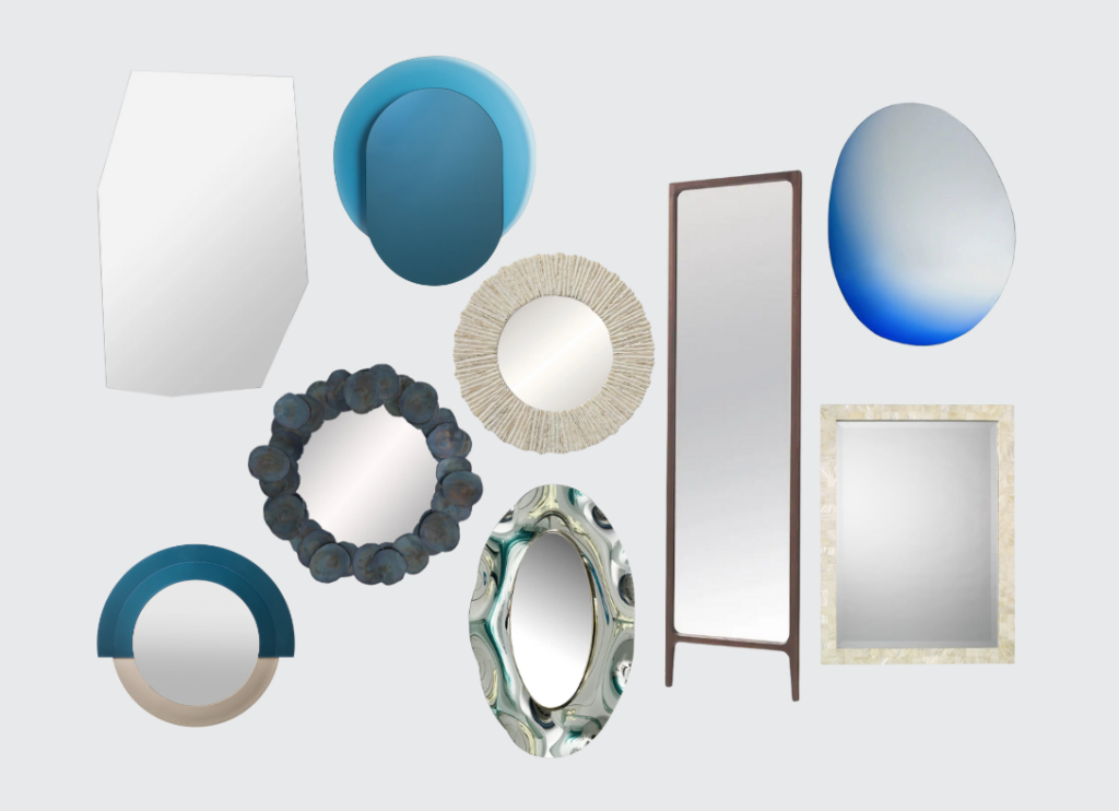 a selection of mirrors